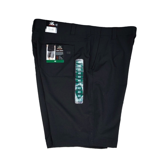 NWT Zeroxposur Mens 40 Blk Stretch Travel Shorts - Picture 3 of 7